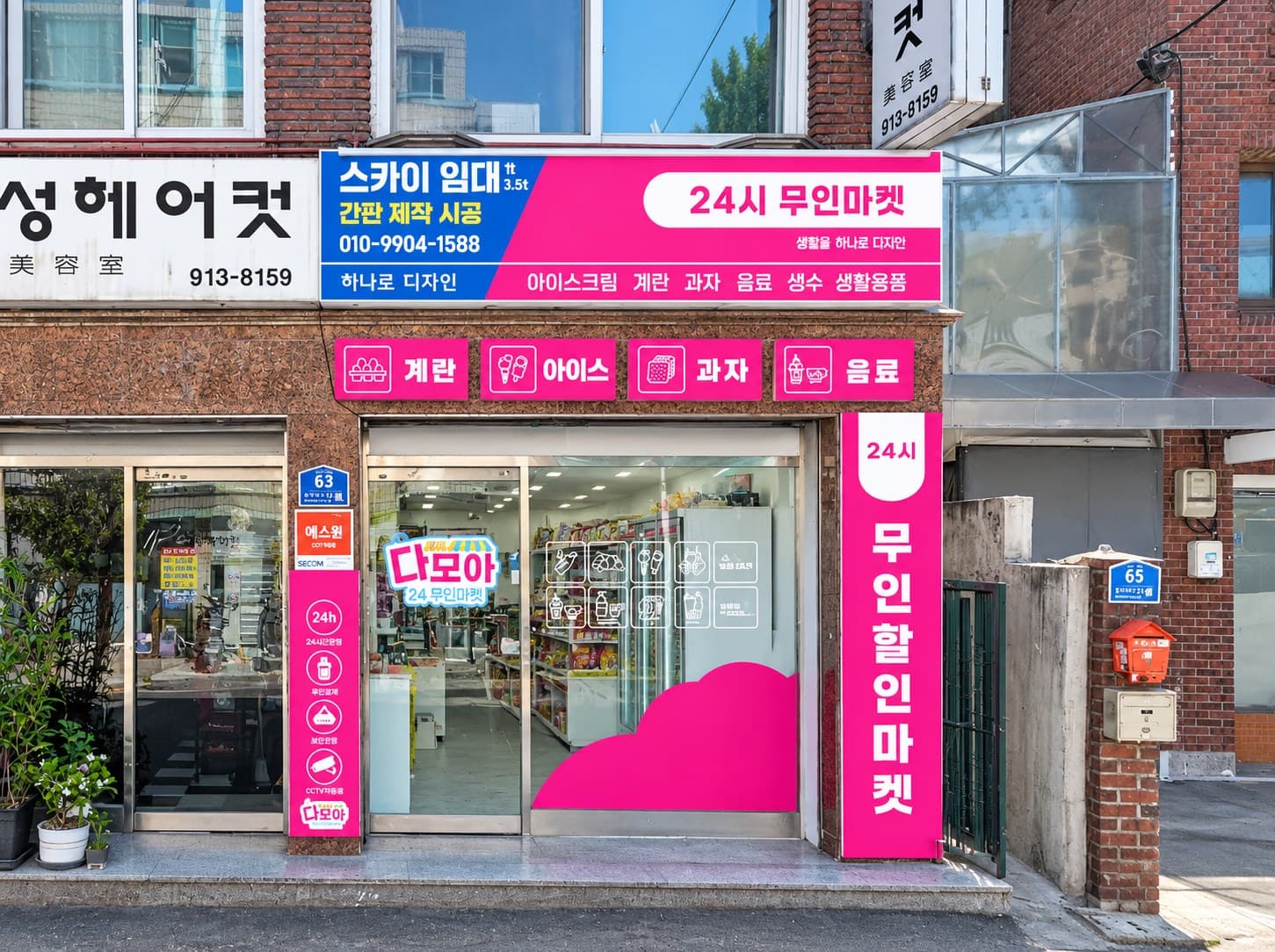 다모아마켓 장위동 다모아 무인매장